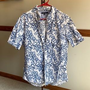 Mens Large Tommy Hilfiger Button Up